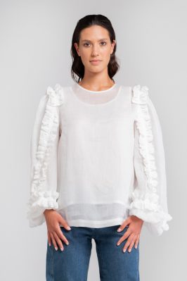 white blouse in nettle front