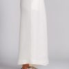 palazzo trousers in white hemp side
